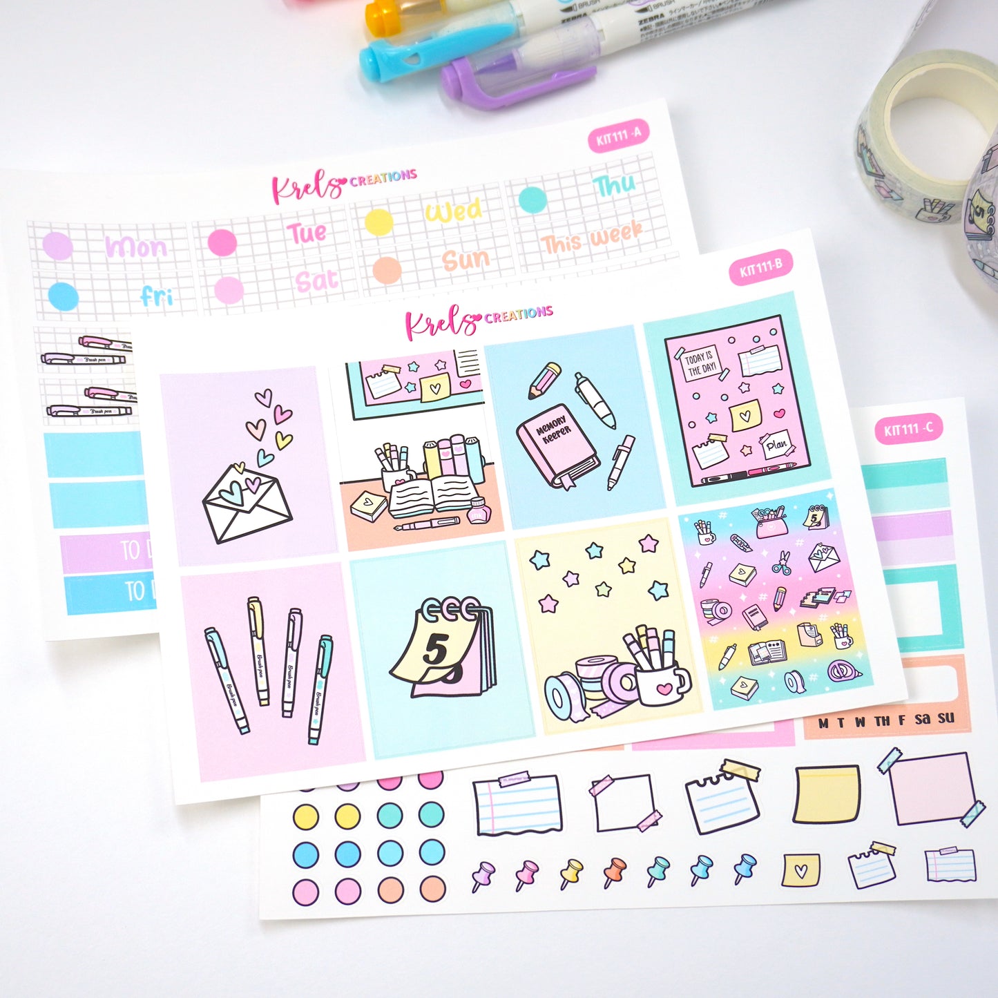 KIT111 | Planner love | Vertical Kit