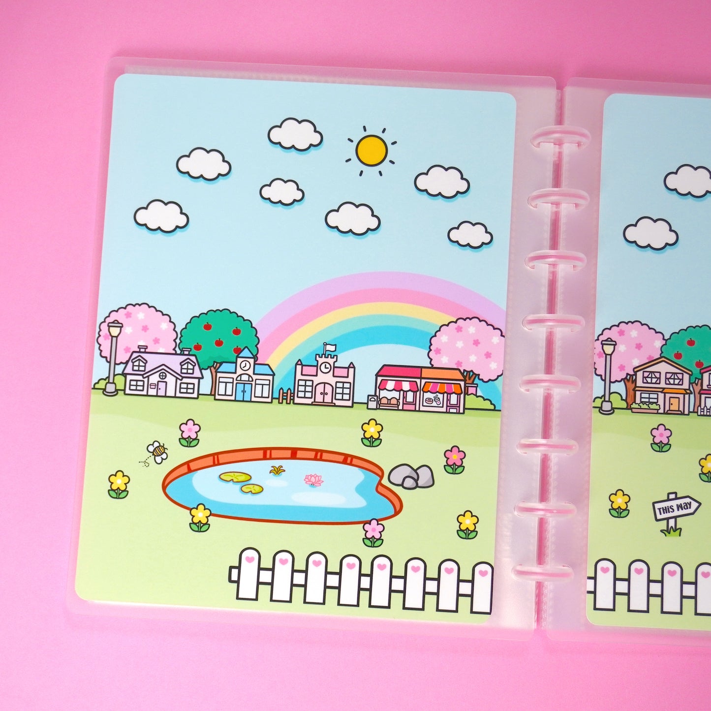 Disc Album | Hello town | Sticker storage