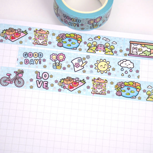 Good day | Holo foil | 15mm washi tape
