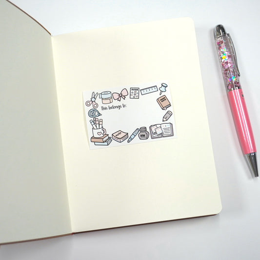 This belongs to | Neutral | Die-cut sticker