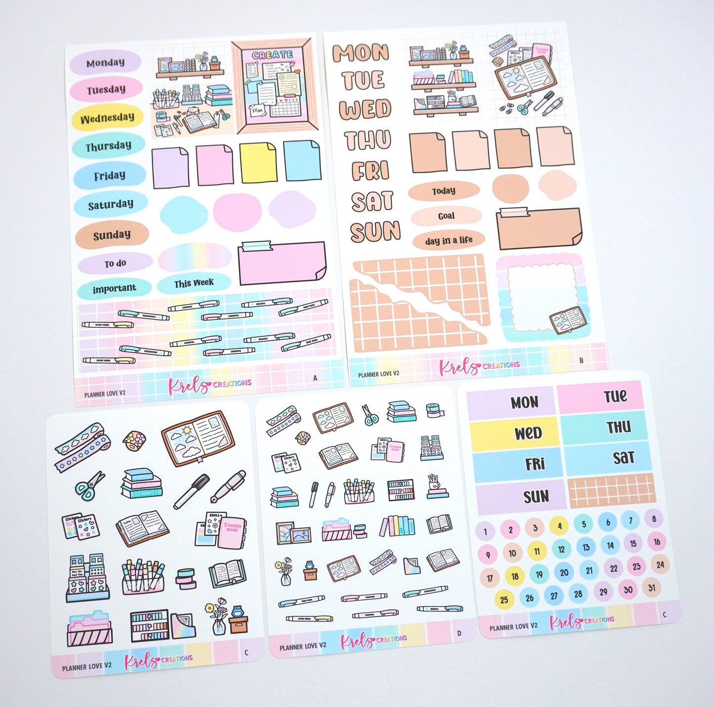 Planner love 2 | Journaling sticker