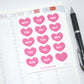 DC169 | Pink heart date covers