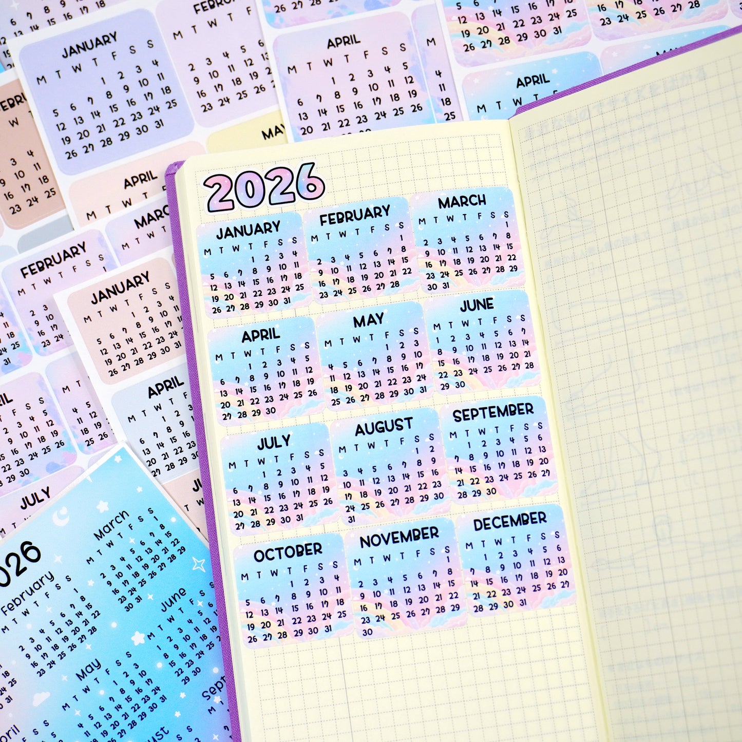 D159 | 2026 Calendar sticker