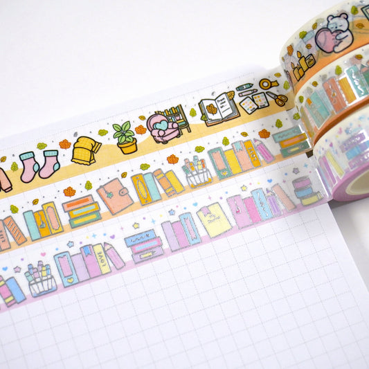 Cozy Days | Silver foil | 15mm washi tape