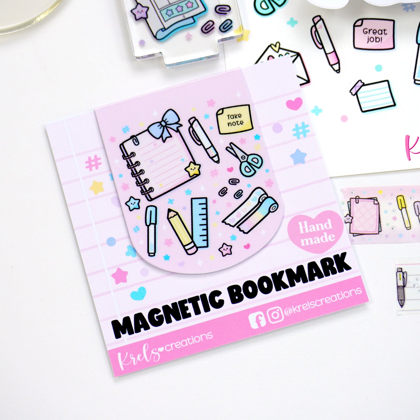 Magnetic bookmark | Paper and Pen