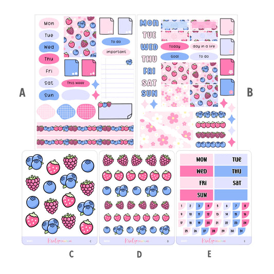 Berry | Journaling sticker