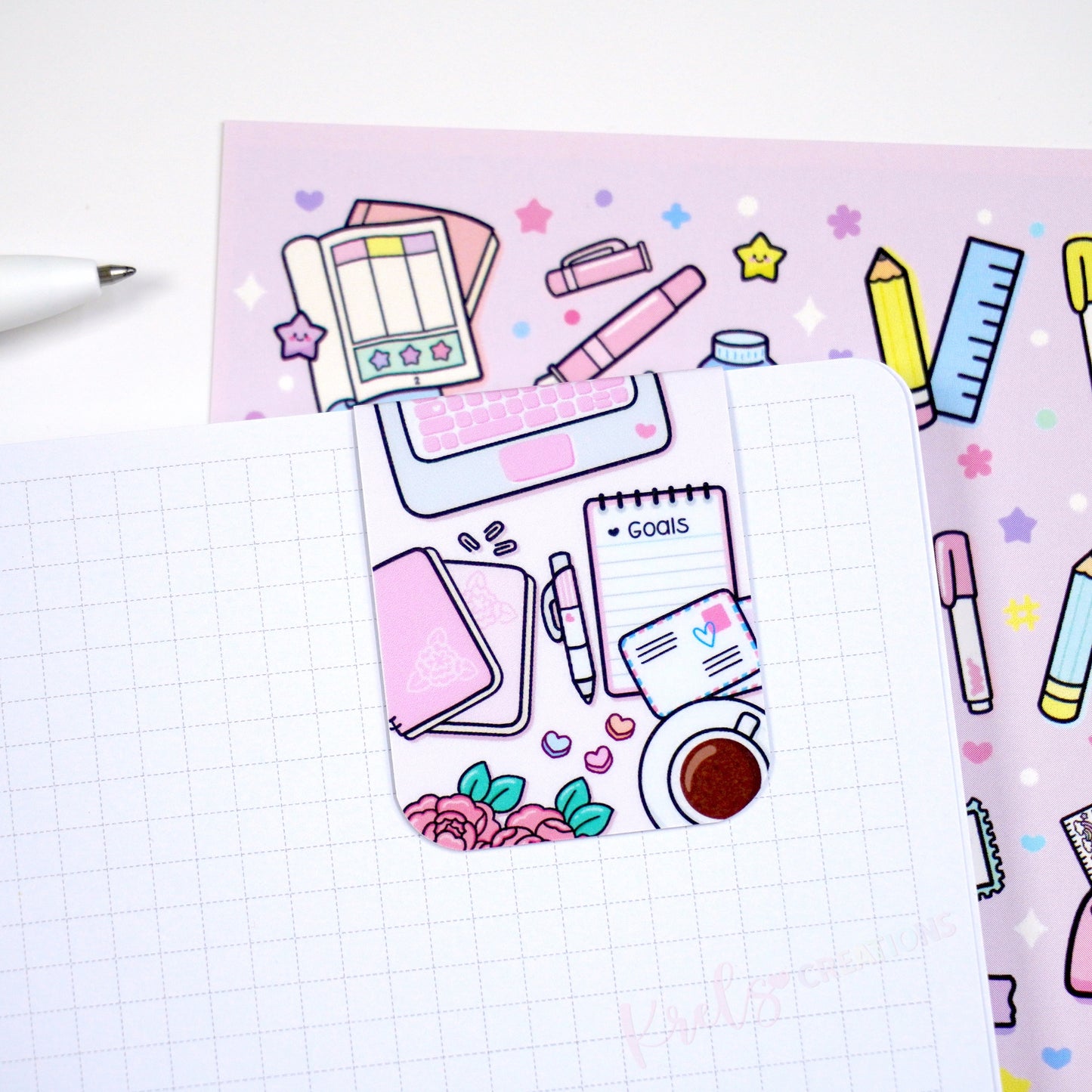 Magnetic bookmarks