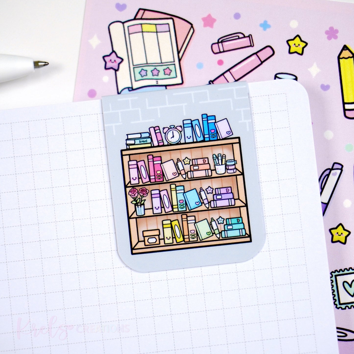 Magnetic bookmarks
