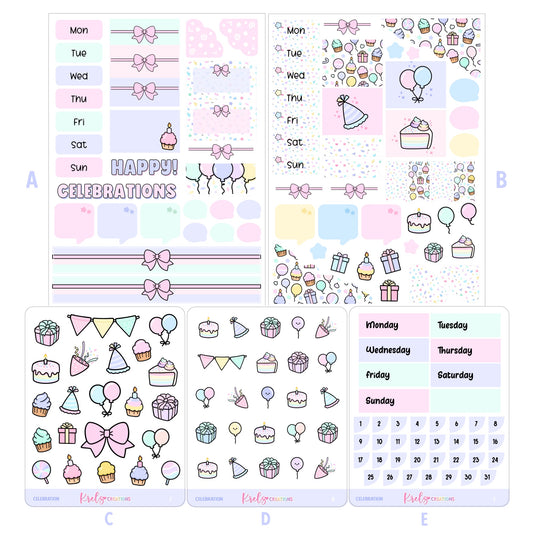 Celebrations | Journaling sticker