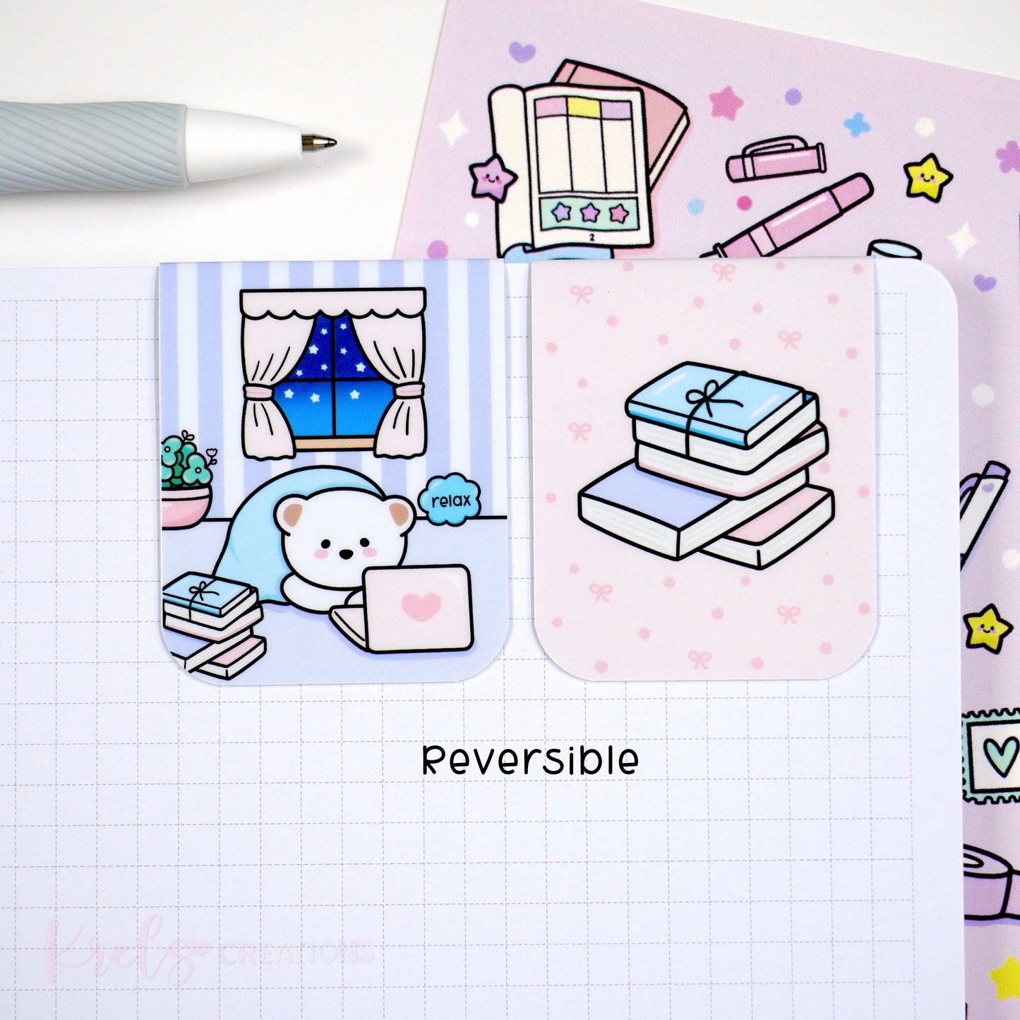 Magnetic bookmarks