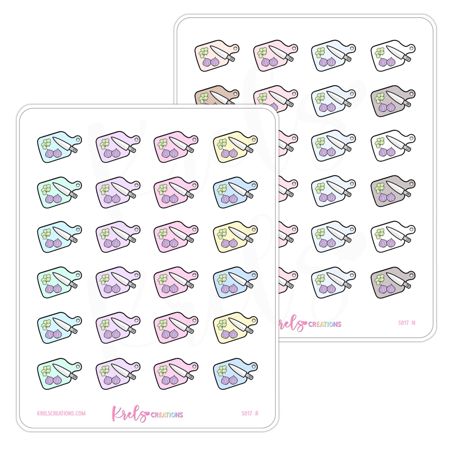 S017 | Meal Prep Stickers
