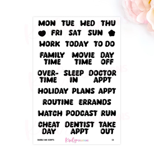 S3 | Bubble mix scripts