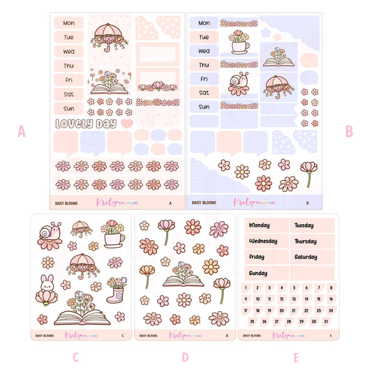 Daisy Blooms | Journaling sticker
