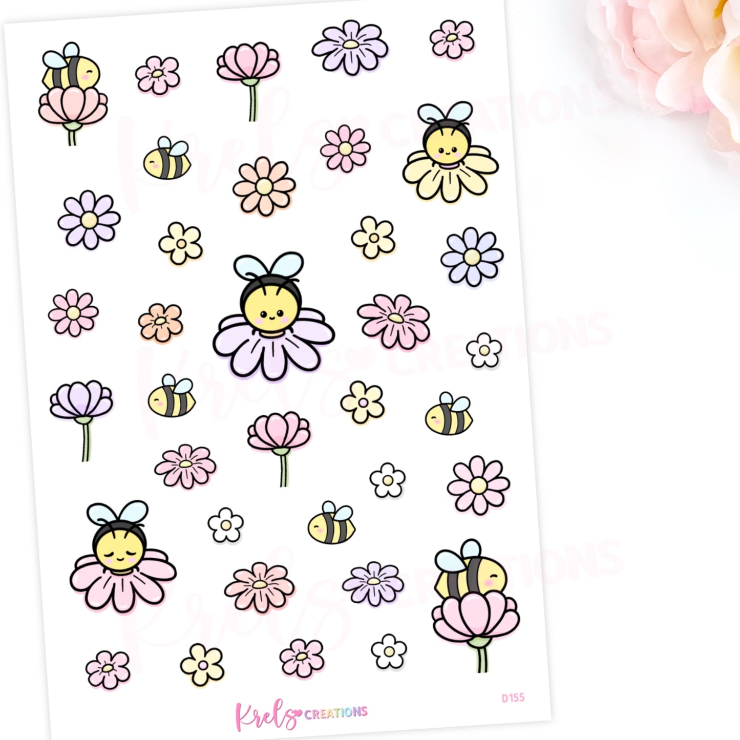 D155 | Bee blossoms