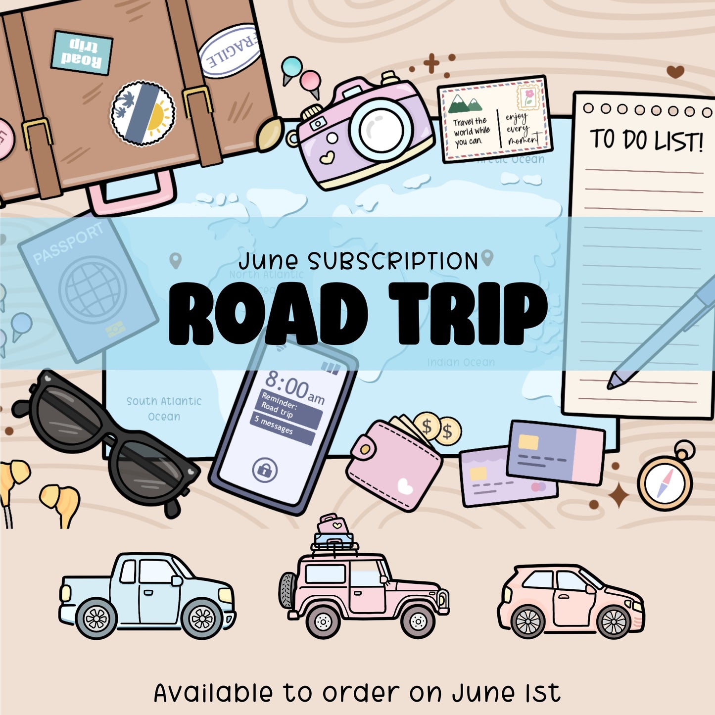 STICKERS & WASHI TAPE Subscription