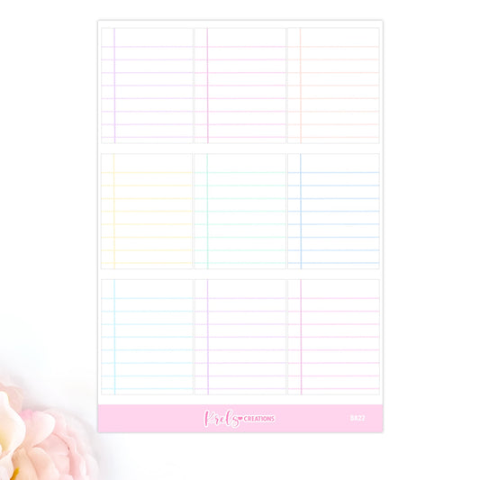 BA22 | Lined stickers