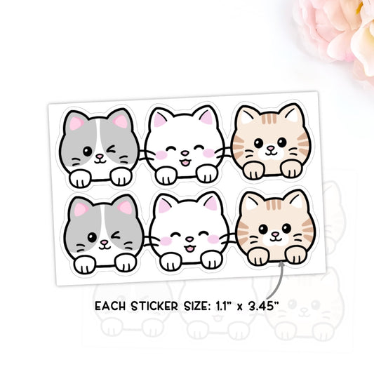 Kitties | Matte die-cut sticker