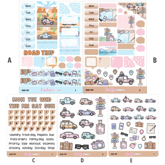 Road Trip | Journaling sticker
