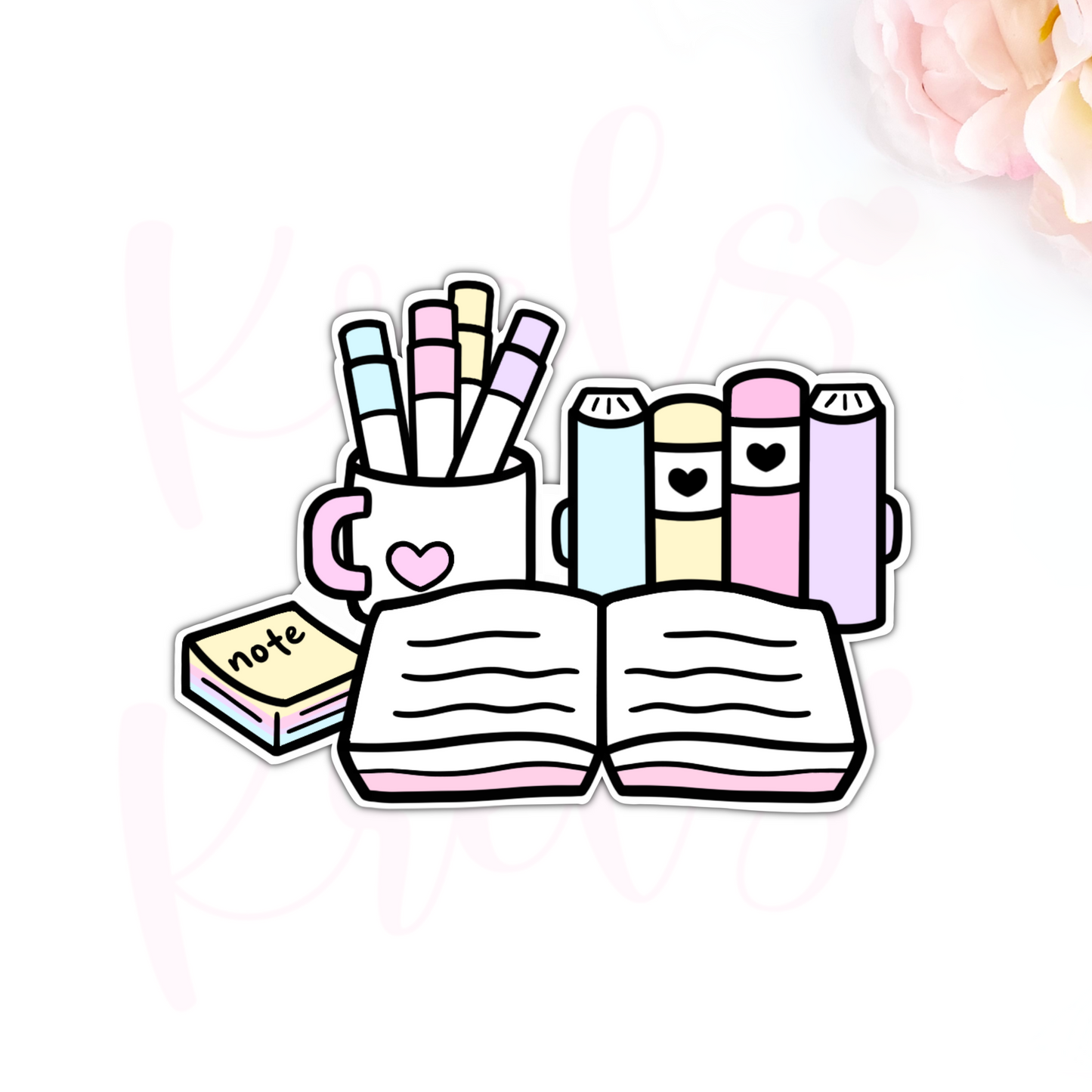 Planner Desk Die-cut sticker