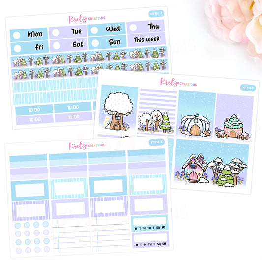 KIT114 | Magic forest "Winter" | Vertical Kit