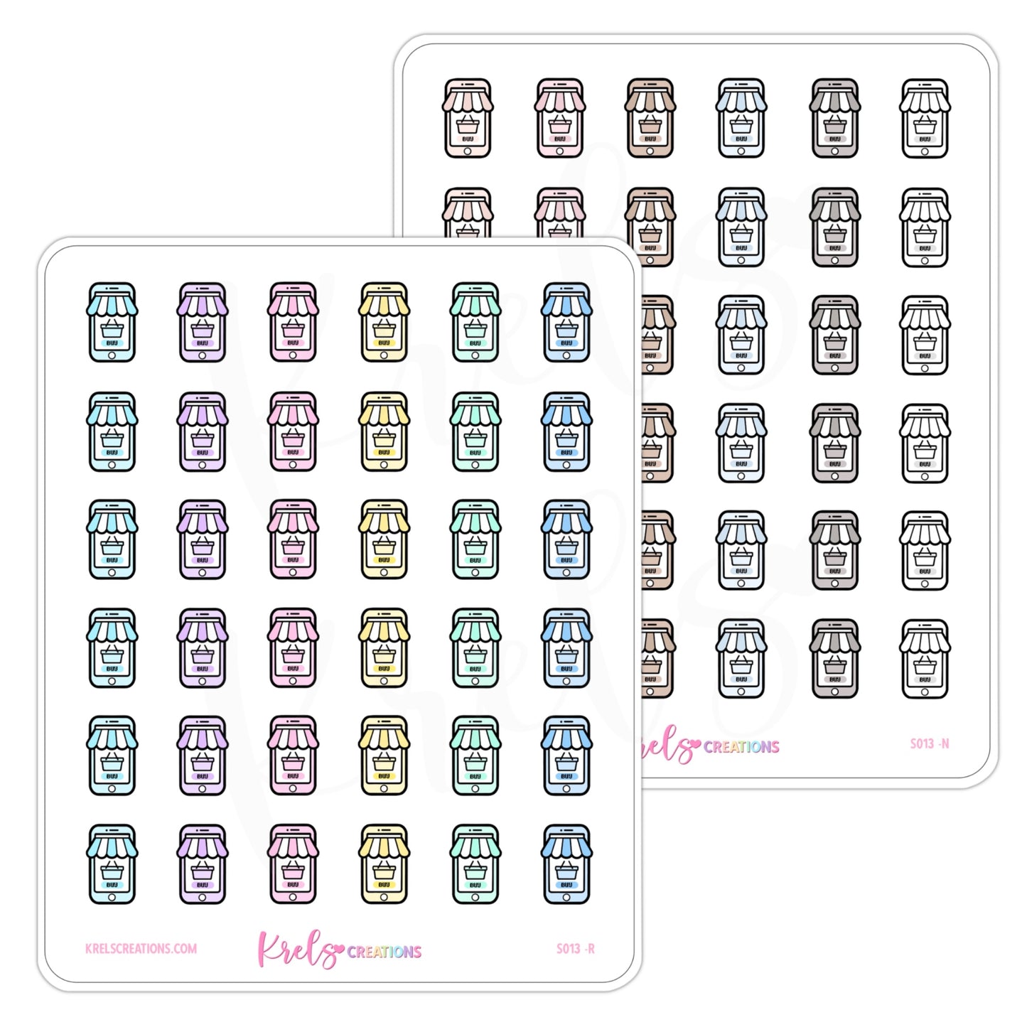 S013 | Online Shopping Stickers