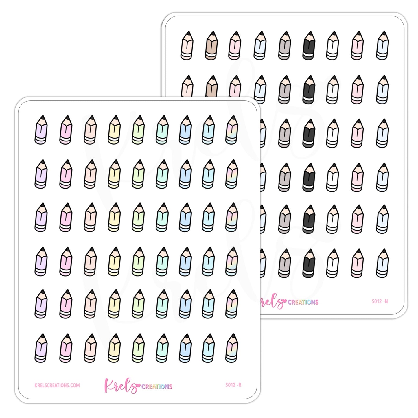 S012 | Pencil Stickers