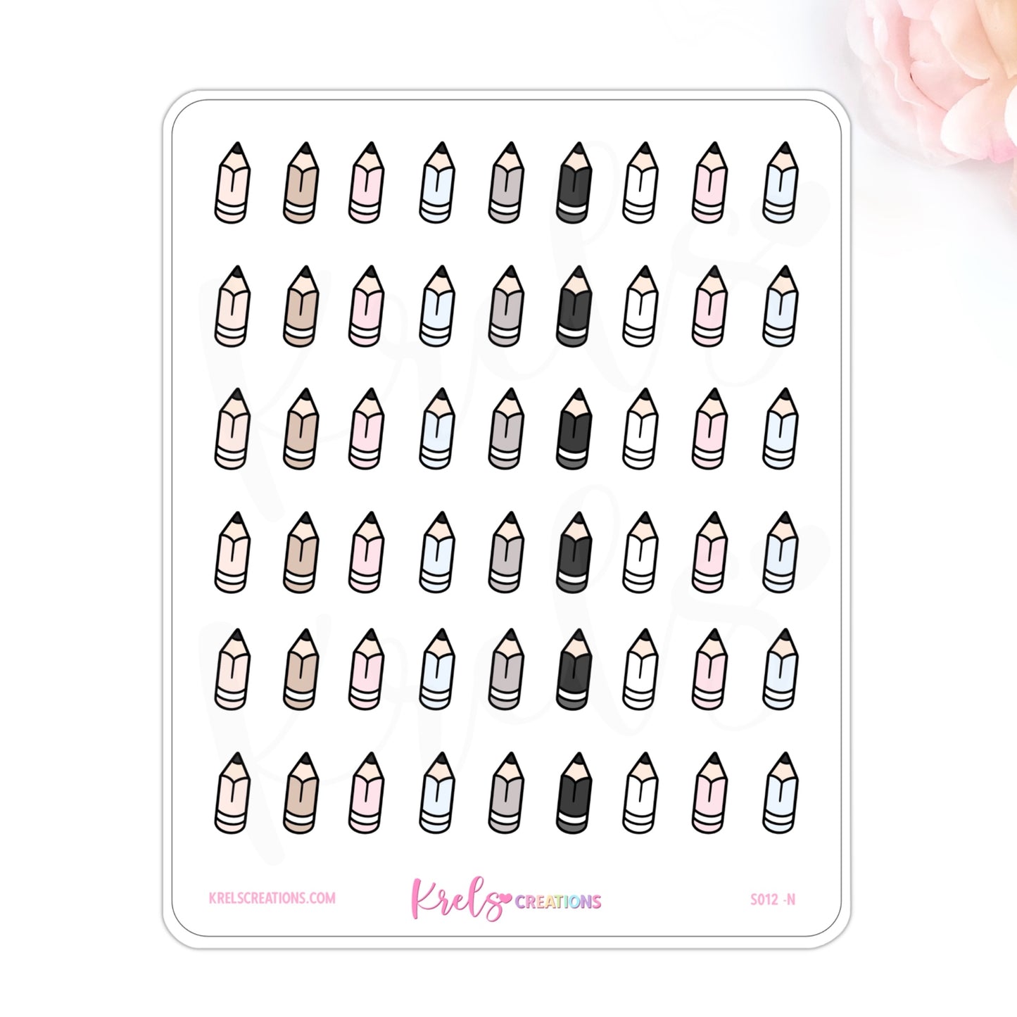 S012 | Pencil Stickers