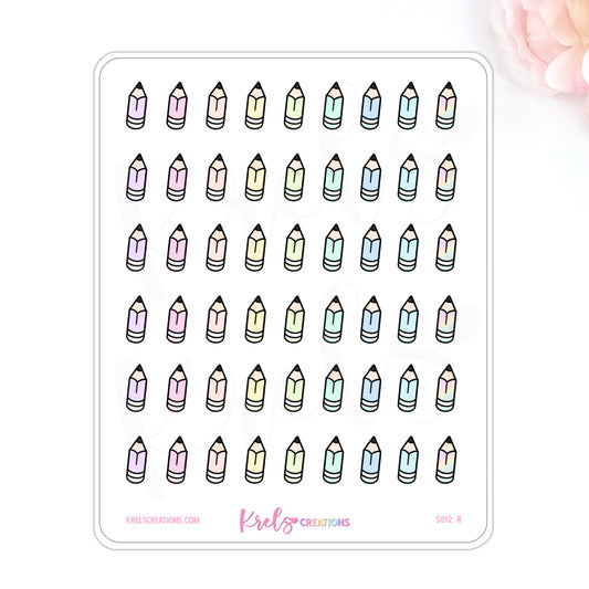 S012 | Pencil Stickers