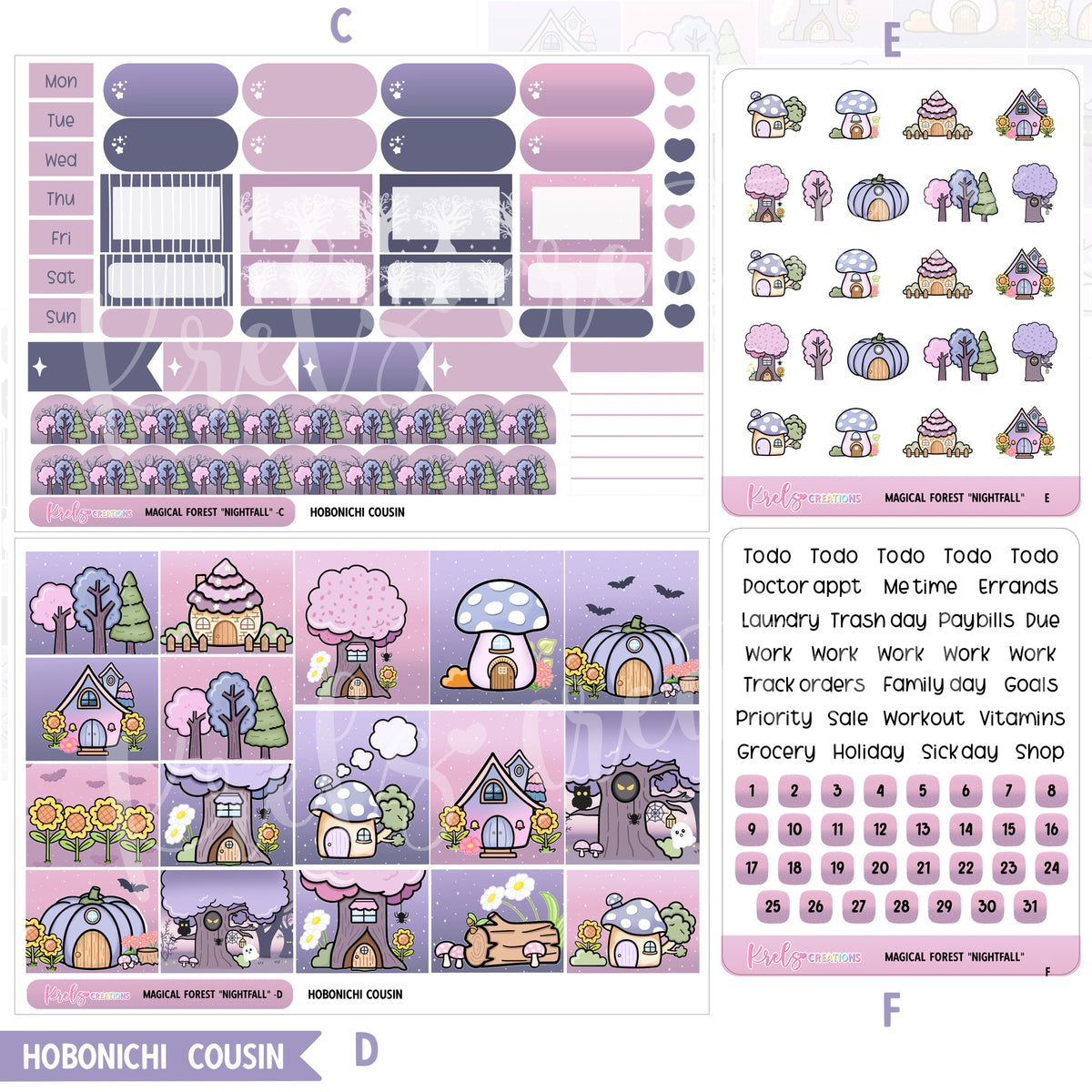 Magical Forest "Nightfall" | Choose a kit