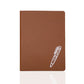 B6 Grid Notebook -Off-white pages | Brown