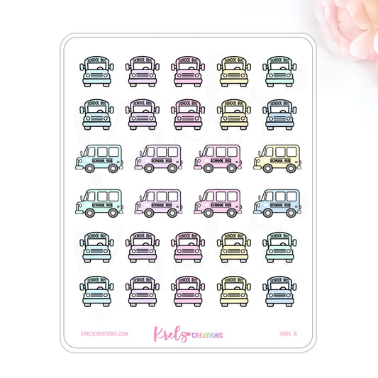 S005 | School Bus Stickers