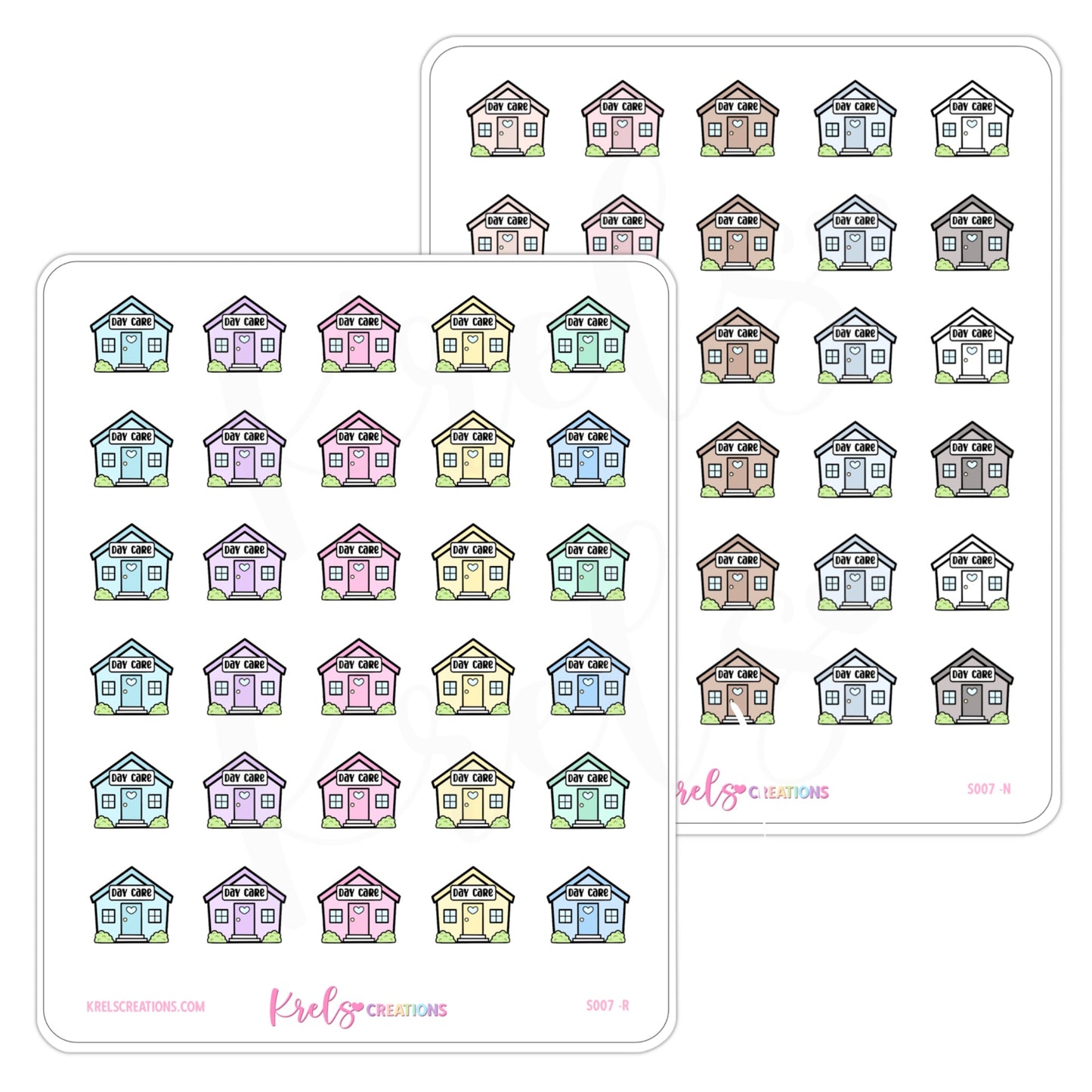 S007 | Day Care Stickers
