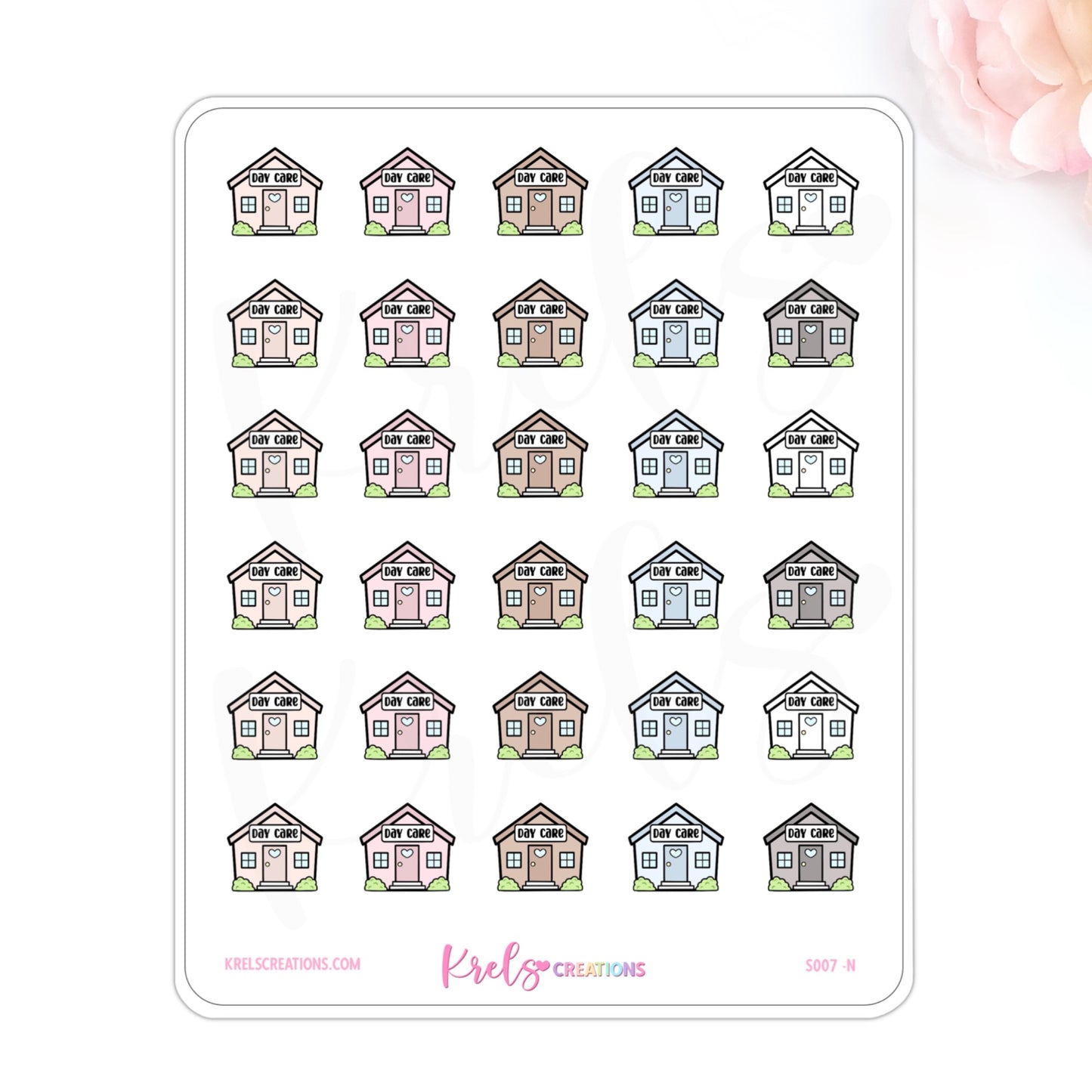 S007 | Day Care Stickers