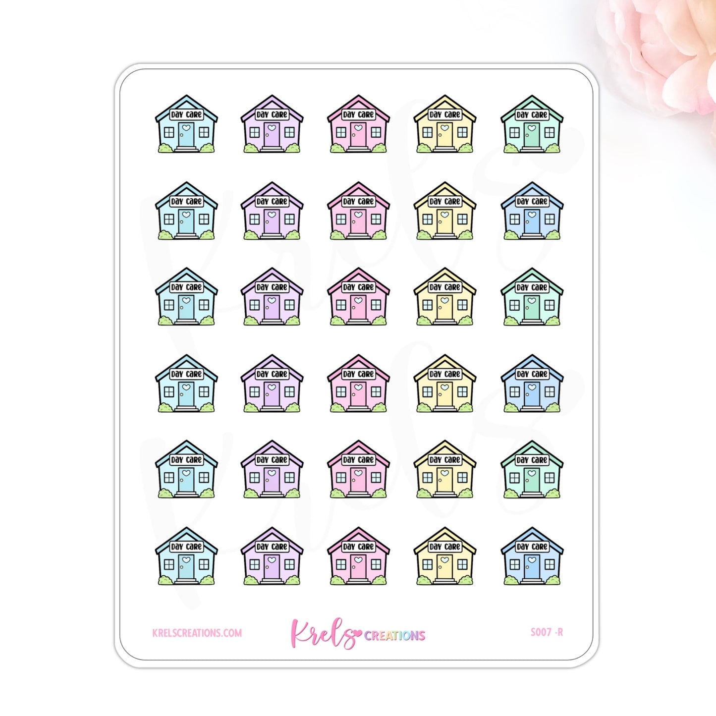 S007 | Day Care Stickers