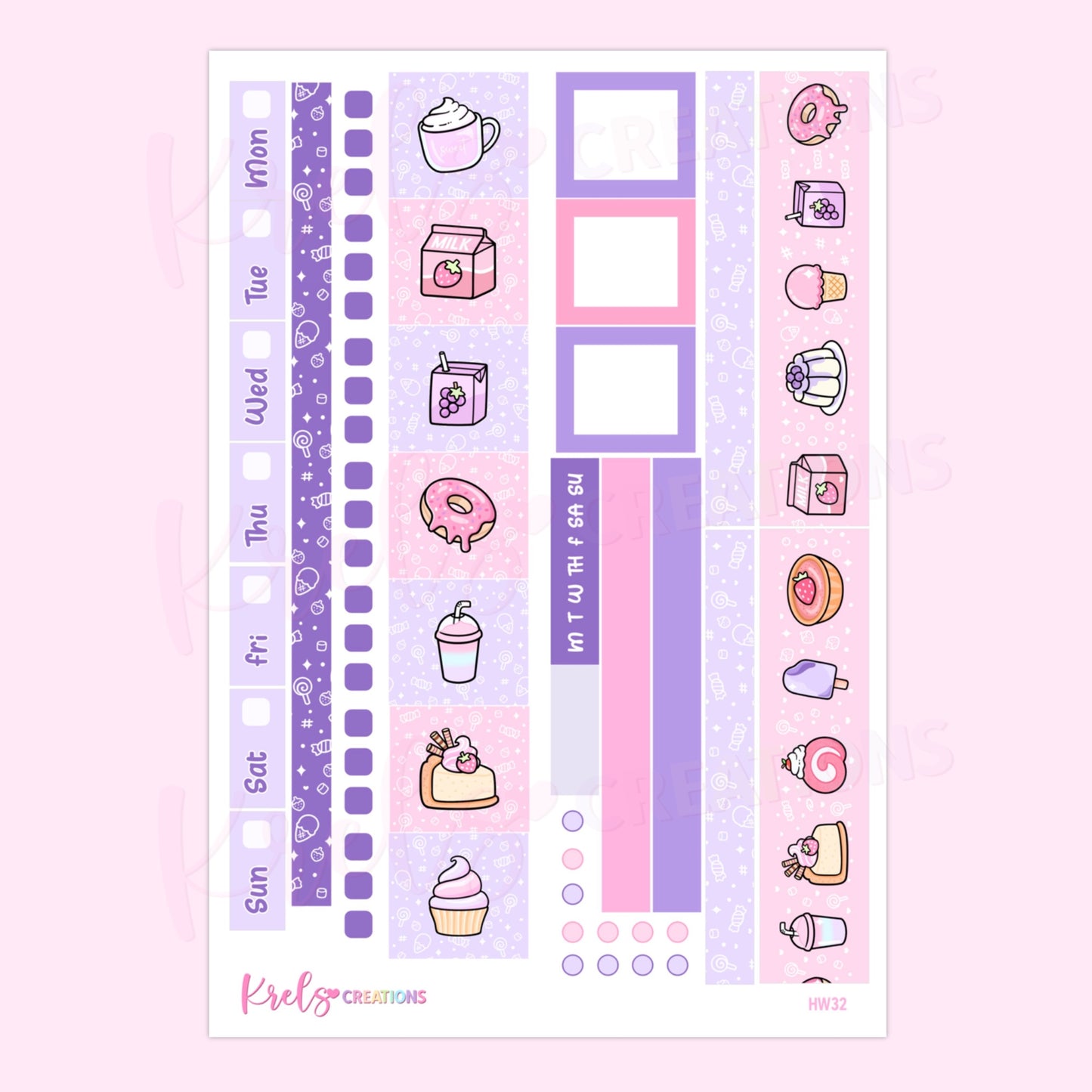 HW32 | Sweet desserts | Hobonichi Week kit