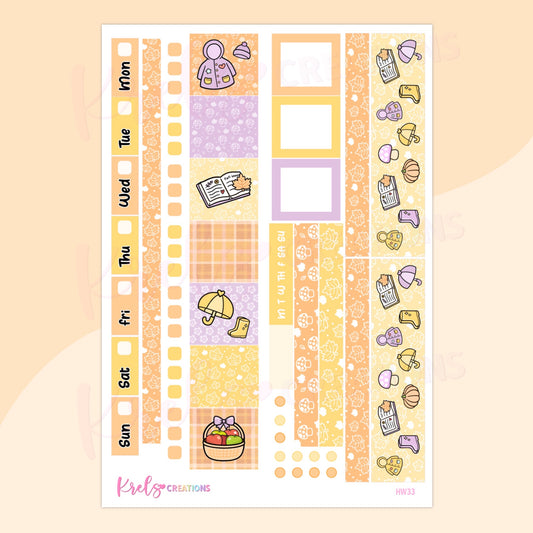 HW33 | Fall vibes | Hobonichi Week kit