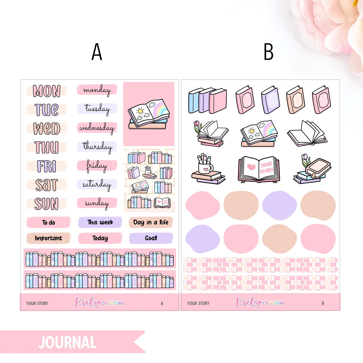 Your story | Journaling sticker