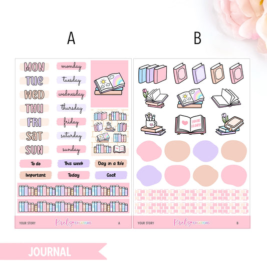 Your story | Journaling sticker
