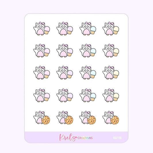 KU118 | Kuku ice cream and cookies