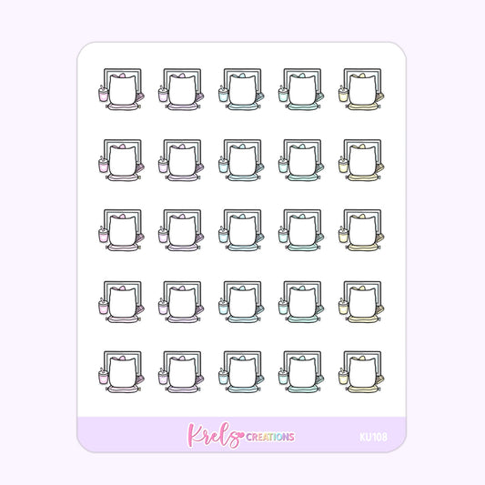 KU108 | Kuku watching TV