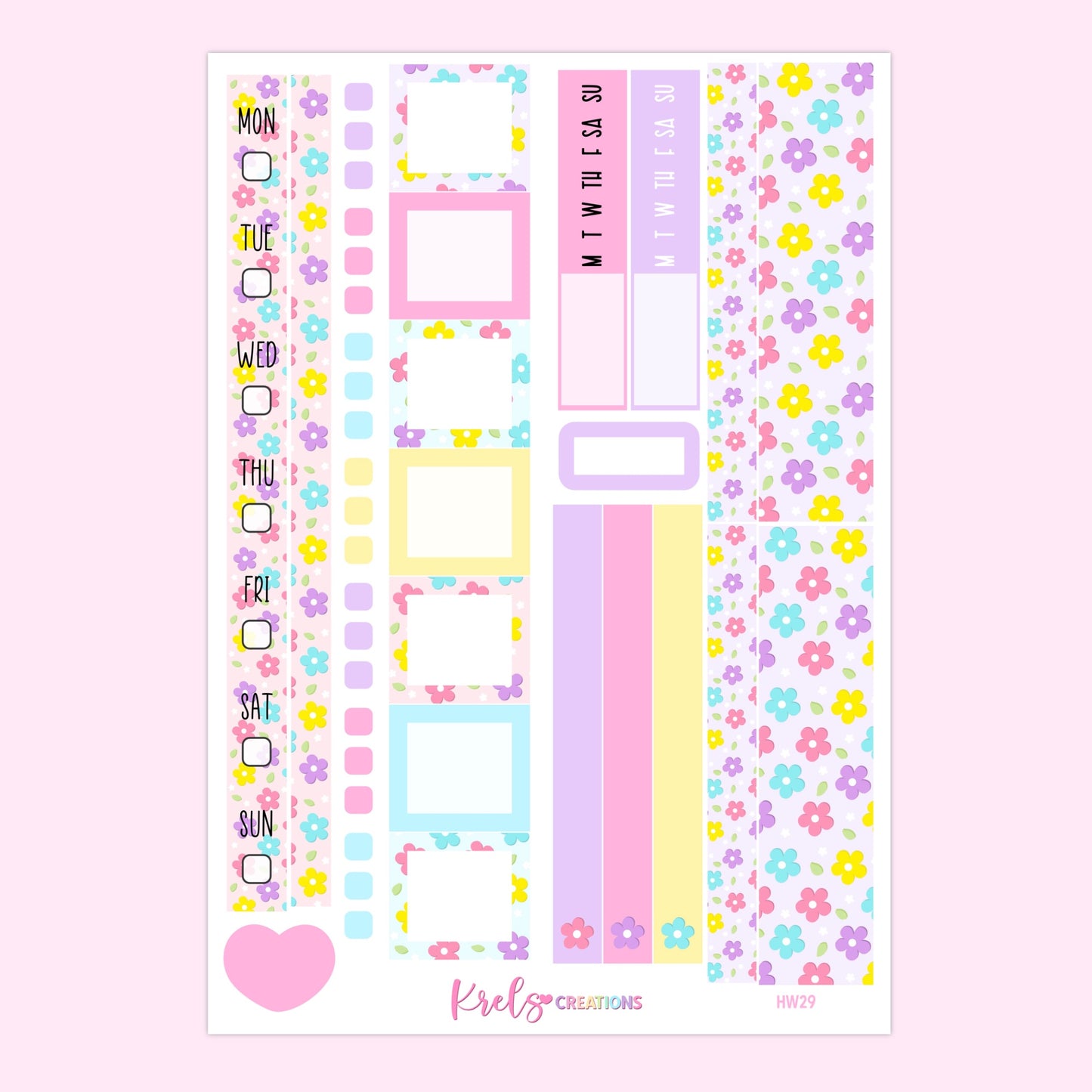 HW29 | Blooms | Hobonichi Week kit