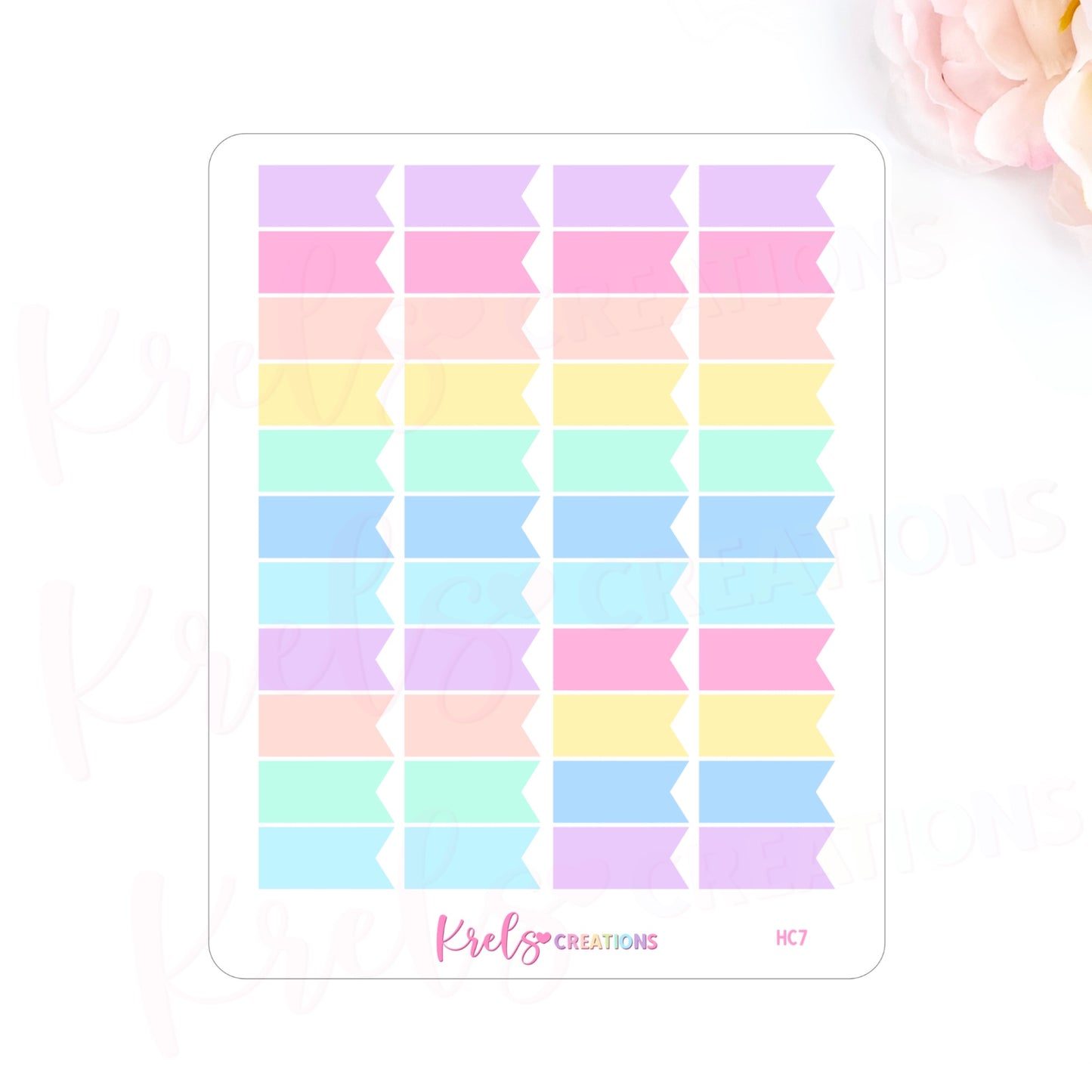 HC7 | Small Flag Labels