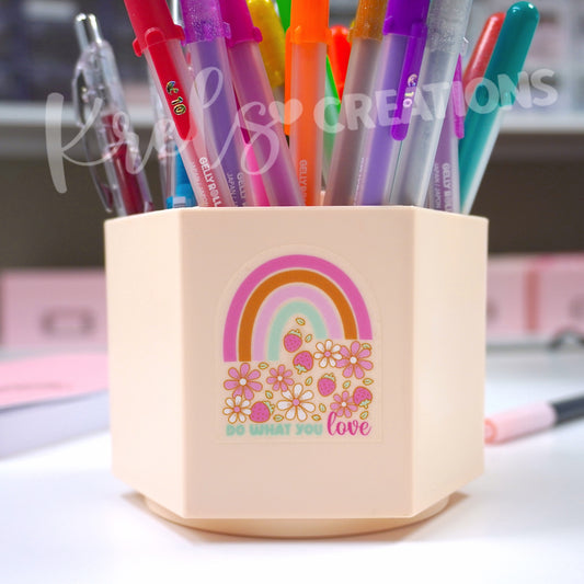 Do what you love | Clear Vinyl die-cut sticker