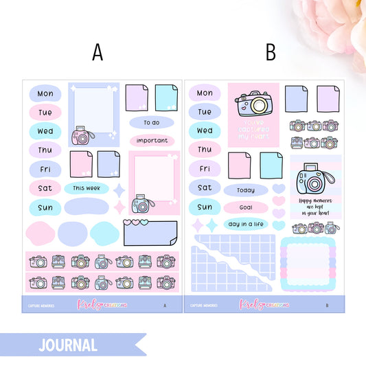 Capture Memories | Journaling sticker