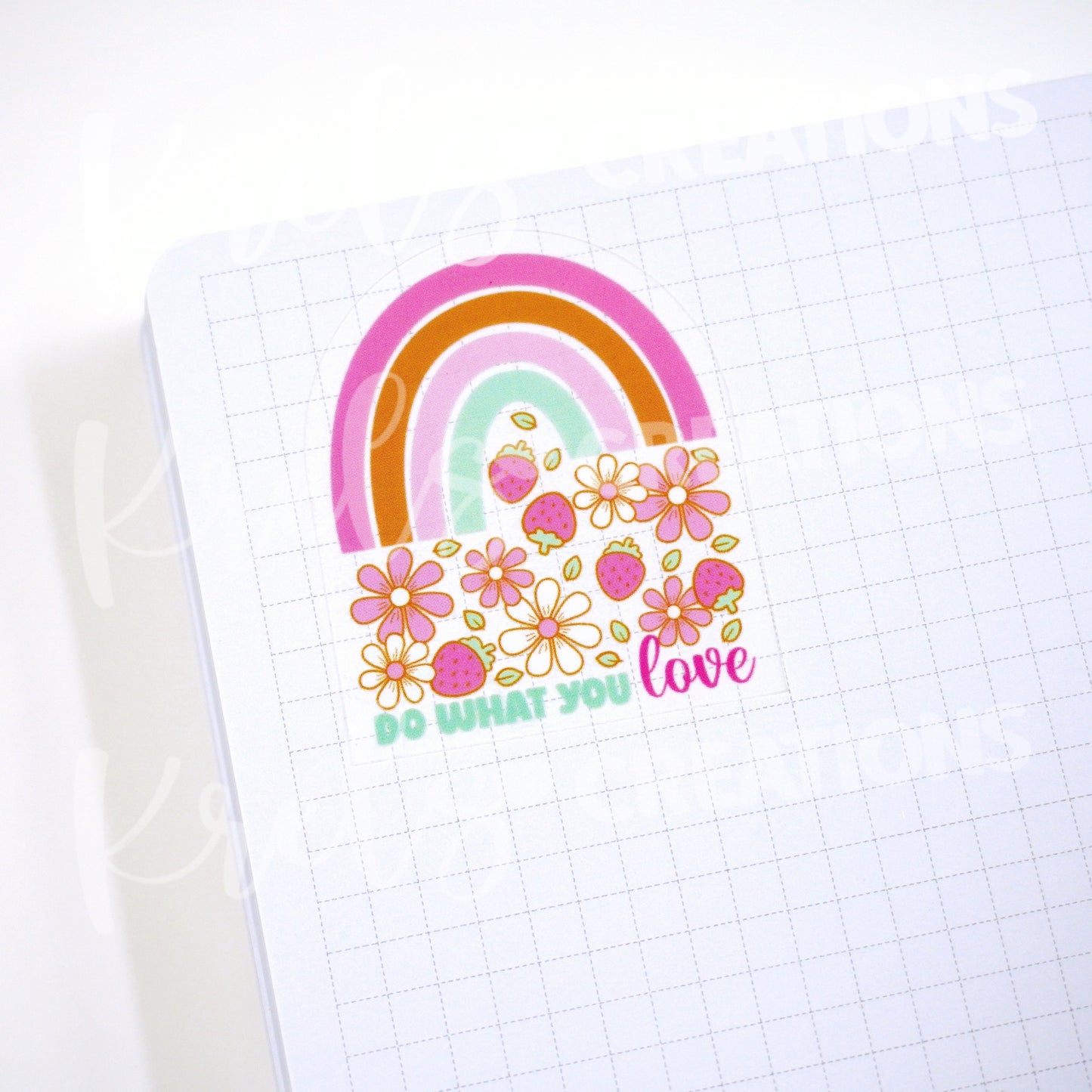 Do what you love | Clear Vinyl die-cut sticker