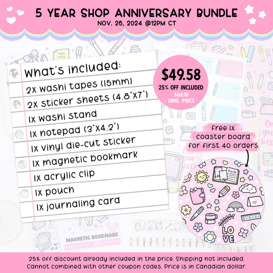 5 Year Shop Anniversary Bundle