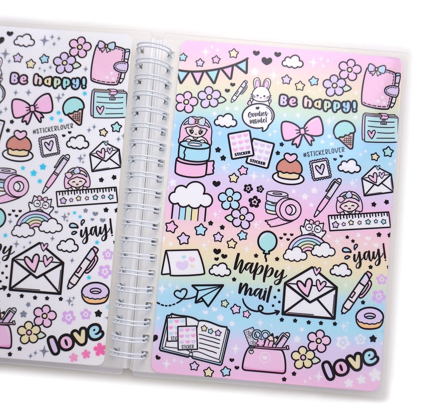Reusable Sticker Book | Love doodles
