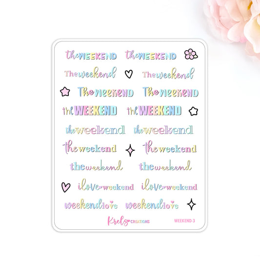 Weekend Scripts | #3 | Pastel color