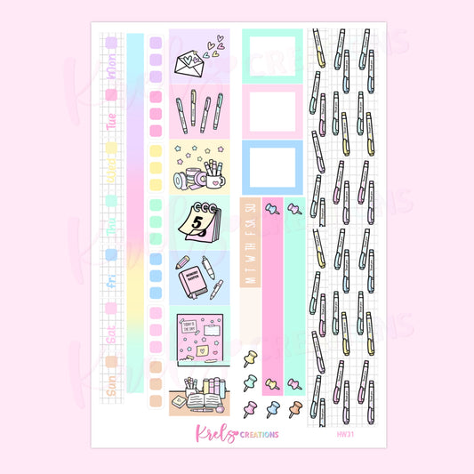 HW31 | Planner love | Hobonichi Week kit