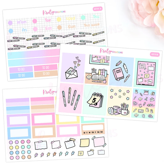 KIT111 | Planner love | Vertical Kit